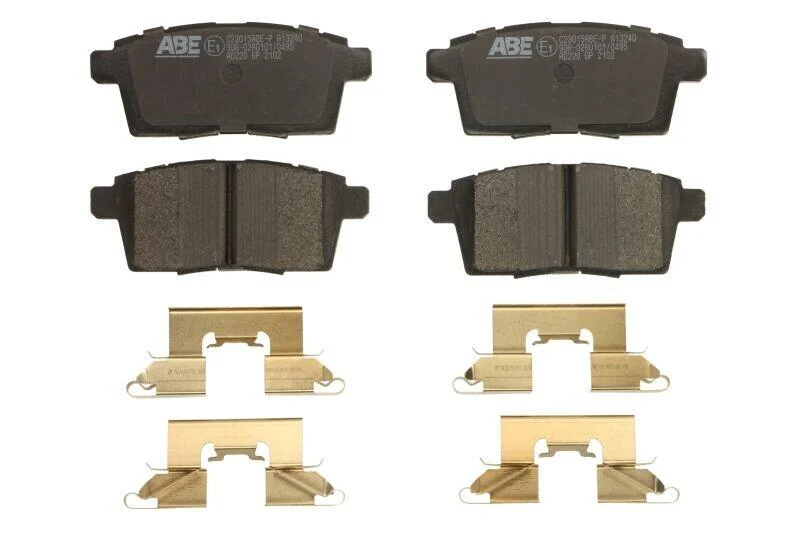 Комплект гальмівних колодок задн, FORD USA EDGE LINCOLN MKX MAZDA CX-5, CX-7, CX-9 2.2D-3.7 06.06- ABE C23015ABEP (фото 1)