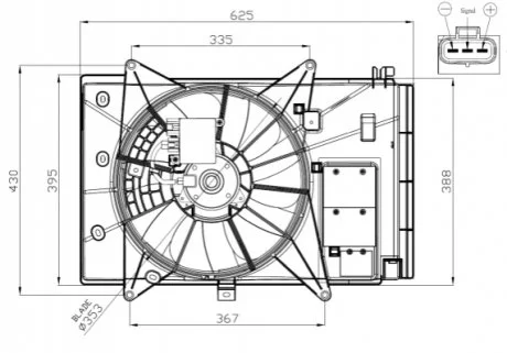 Автозапчасть NRF 47949