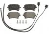 Комплект гальмівних колодок задн, AUDI A4 B6, A4 B7, A4 B8, A6 ALLROAD C6, A6 C5, A6 C6, A8 D3 BENTLEY CONTINENTAL VW PHAETON 2.0-6.0 12.97-07.18 ABE C2W040ABE (фото 1)