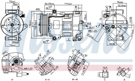 Автозапчасть NISSENS 890758