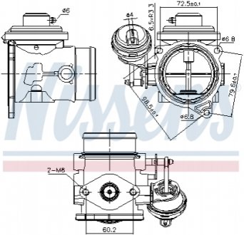 Клапан EGR First Fit NISSENS 98301