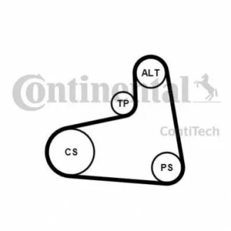 Автозапчасть CONTITECH 6PK906K3