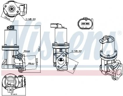 Автозапчасть NISSENS 98307