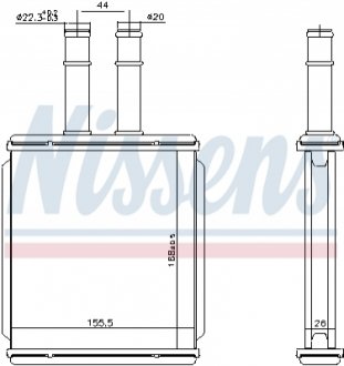 Автозапчасть NISSENS 73999