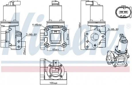 Автозапчасть NISSENS 98309