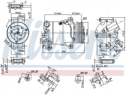 Компресор кондиціонера First Fit NISSENS 890215