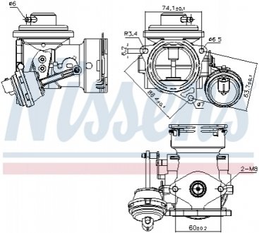 Клапан EGR First Fit NISSENS 98299