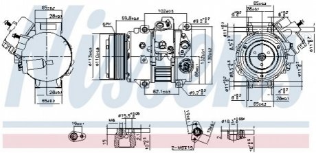 Автозапчасть NISSENS 890631