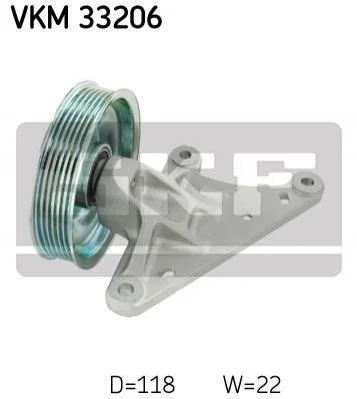 Ролик модуля натягувача ременя SKF VKM33206 (фото 1)