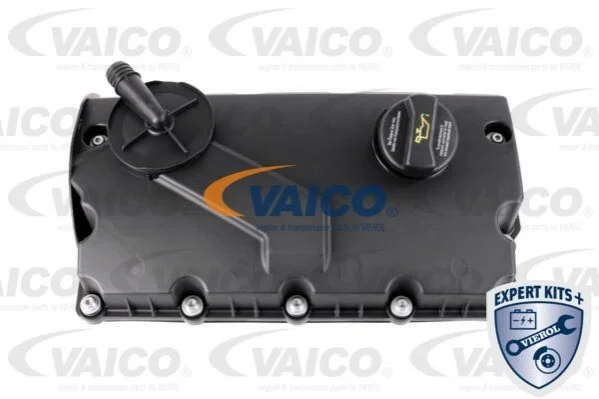 Кришка клапанів AUDI A4 B6, A4 B7, A6 C5, A6 C6 FORD GALAXY I SEAT ALHAMBRA, CORDOBA, IBIZA III, LEON, TOLEDO II SKODA FABIA I, OCTAVIA I, SUPERB I VW BORA, BORA I 1.9D/2.0D 03.95-08.11 VAICO V106512 (фото 1)