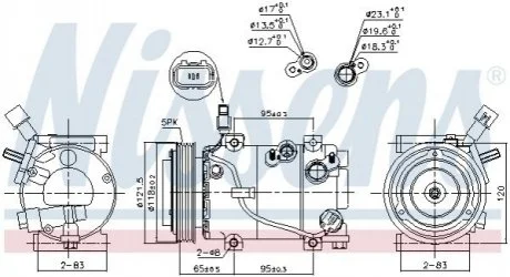 Автозапчасть NISSENS 890640