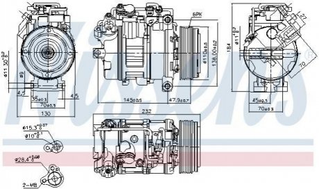 Автозапчасть NISSENS 890628