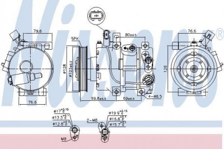 Автозапчасть NISSENS 890562