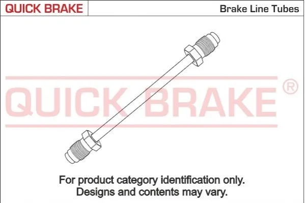Гальмівний трубопровід QUICK BRAKE CU0200TXTXL (фото 1)