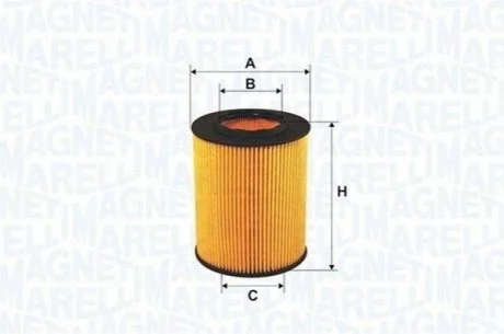 Фільтр оливний MAGNETI MARELLI 153071760763