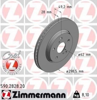 Автозапчасть ZIMMERMANN 590282820