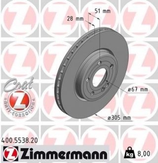 Автозапчастина ZIMMERMANN 400553820