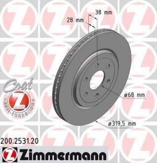 Автозапчасть ZIMMERMANN 200253120