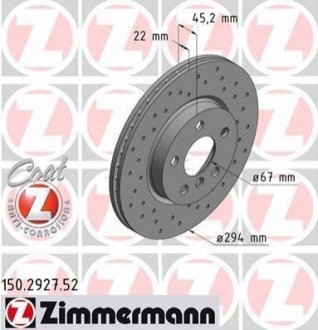 Автозапчасть ZIMMERMANN 150292752