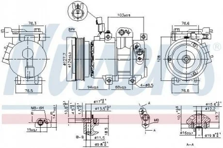 Автозапчасть NISSENS 890621
