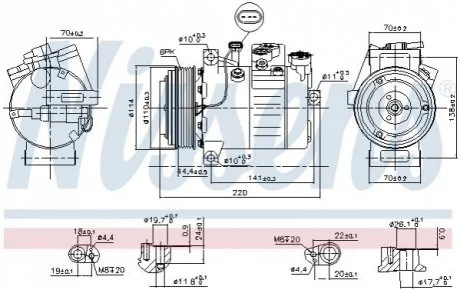 Автозапчасть NISSENS 890115