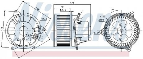 Автозапчасть NISSENS 87122