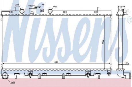 Автозапчасть NISSENS 67729