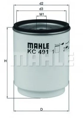Автозапчасть MAHLE / KNECHT KC491D (фото 1)