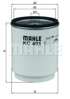 Автозапчасть MAHLE / KNECHT KC491D