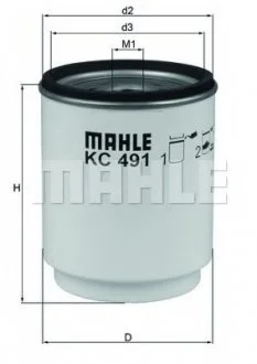 Автозапчасть MAHLE / KNECHT KC491D