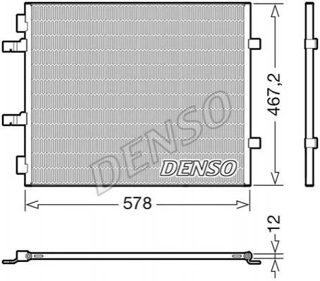 Конденсер кондиціонера DENSO DCN20042 (фото 1)
