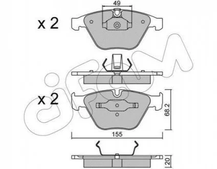 Автозапчасть CIFAM 8225580