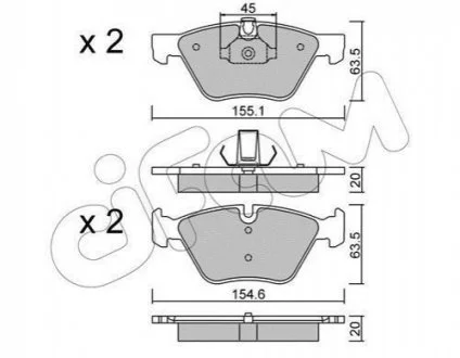 Автозапчасть CIFAM 8225573