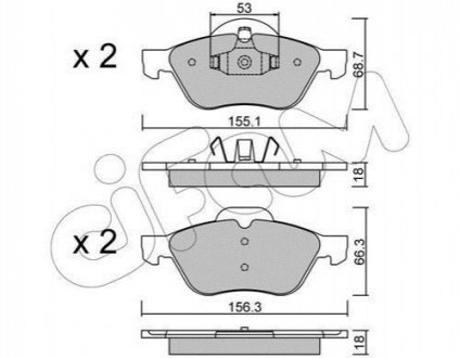 Автозапчасть CIFAM 8223350