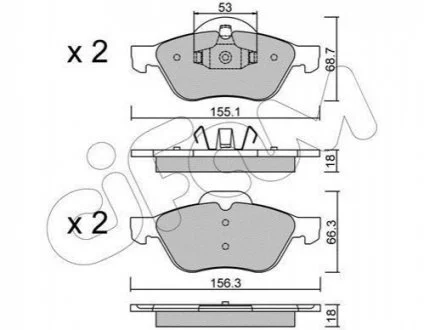 Автозапчасть CIFAM 8223350