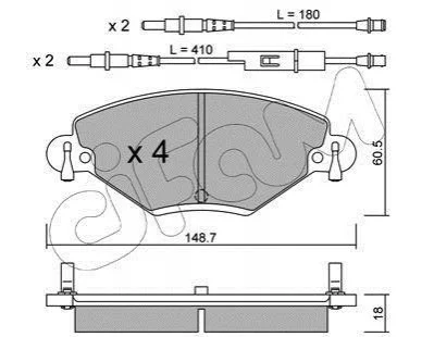 Автозапчасть CIFAM 8223310