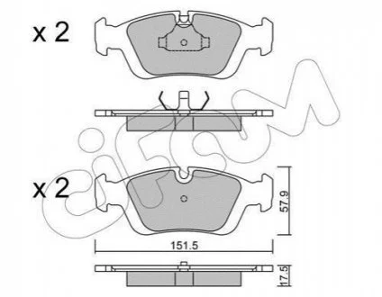 Автозапчасть CIFAM 8221240