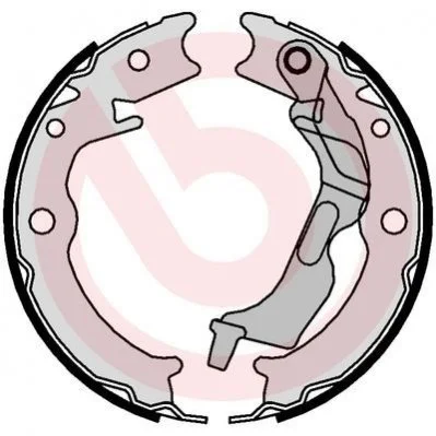 Гальмівні колодки барабанні BREMBO S10520 (фото 1)