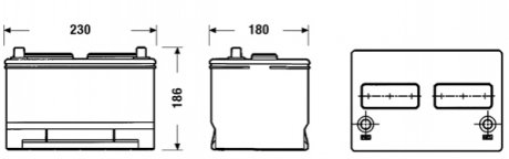 Автозапчасть EXIDE EB858