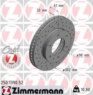 Автозапчасть ZIMMERMANN 250139052