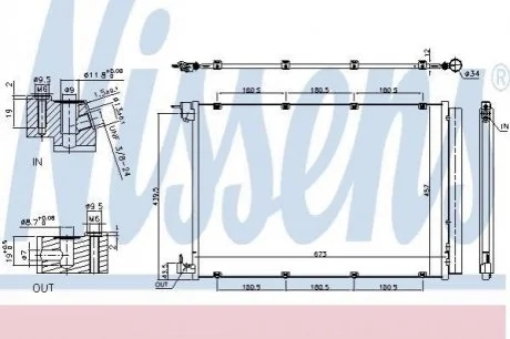 Автозапчасть NISSENS 940432