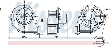 Автозапчасть NISSENS 87802