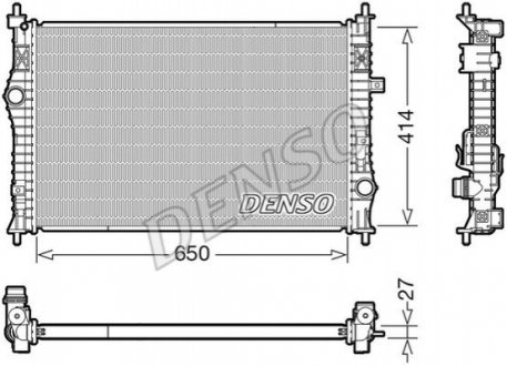 Радіатор охолоджування DENSO DRM21104