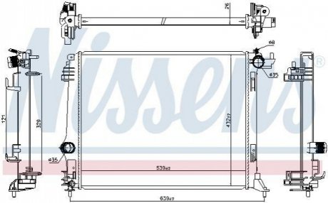 Автозапчастина NISSENS 606474