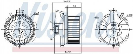 Автозапчастина NISSENS 87744