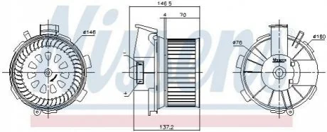Автозапчасть NISSENS 87744