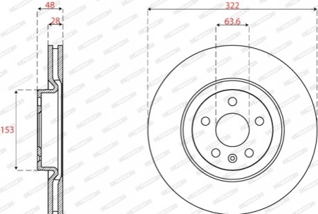 Автозапчасть FERODO DDF2693C