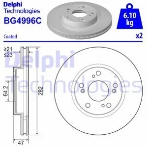 Автозапчасть DELPHI BG4996C