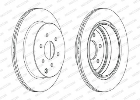 Автозапчасть FERODO DDF1785C