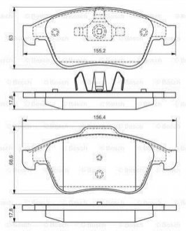 Автозапчасть BOSCH 0986494556